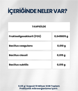Artıbiotik Triobiotik(60 Kapsül)