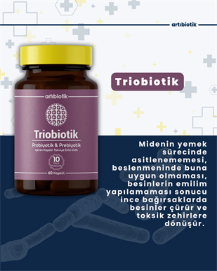 Artıbiotik Triobiotik(60 Kapsül)