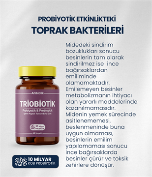 Artıbiotik Triobiotik(60 Kapsül)