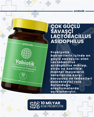 Artıbiotik Yobiotik(60Kapsül)