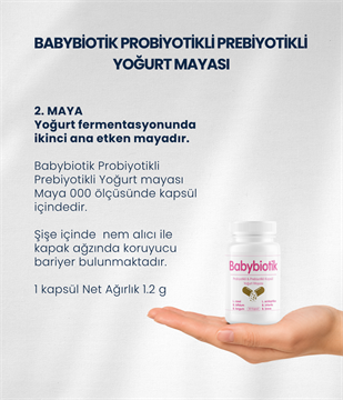Babybiotik Yoğurt Mayası 30 Kapsül