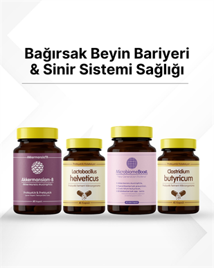 Bağırsak Beyin Bariyeri ve Sinir Sistemi Sağlığı Probiyotik Seti