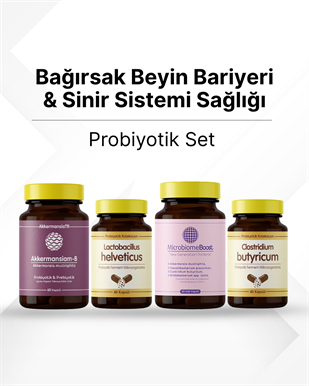 Bağırsak Beyin Bariyeri ve Sinir Sistemi Sağlığı Probiyotik Seti