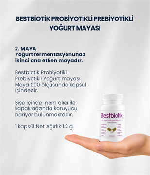 Bestbiotik Yoğurt Mayası (30 Kapsül)