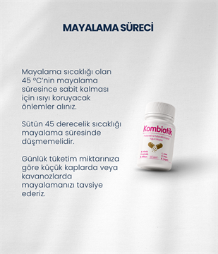 Kombiotik Yoğurt Mayası 30 Kapsül