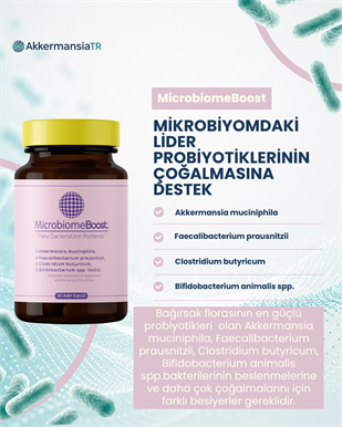 MicrobiomeBoost 60 Kapsül