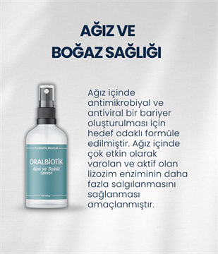 Oralbiotik Ağız ve Boğaz Spreyi