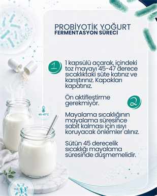 Probiyotik Yoğurt Mayası 10 Kapsül