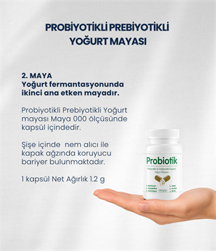 Probiyotik Yoğurt Mayası 30 Kapsül