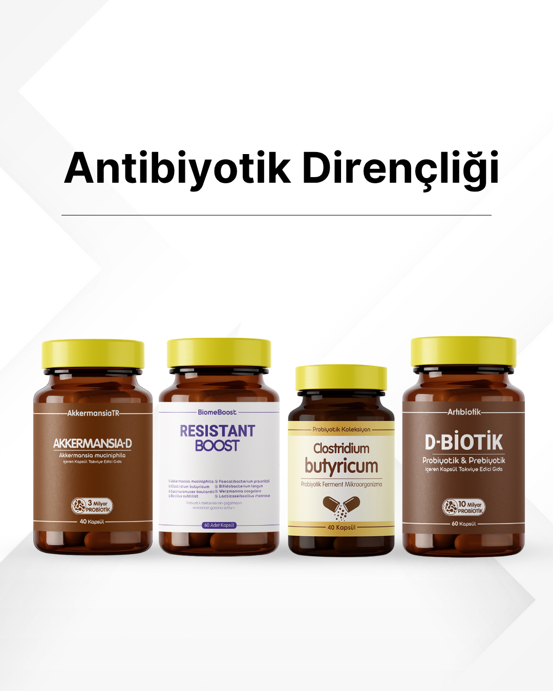 Antibiyotik Dirençliği Probiyotik Seti