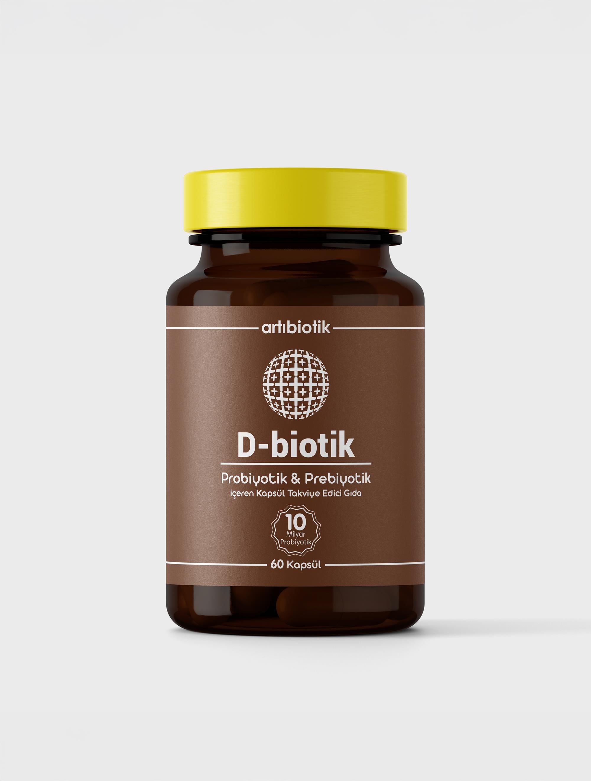 Artıbiotik D-biotik(60 Kapsül)