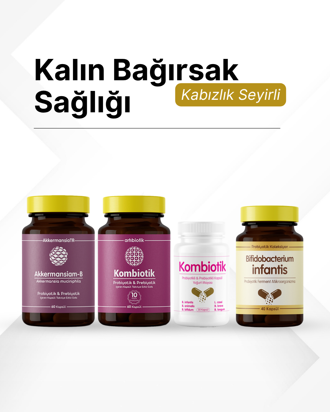 Kalın Bağırsak Sağlığı Probiyotik Seti 1 