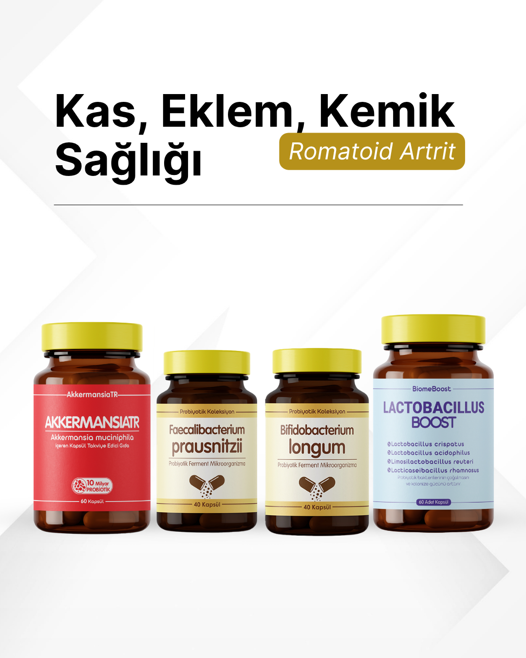 Kas,Eklem ve Kemik Sağlığı Probiyotik Seti