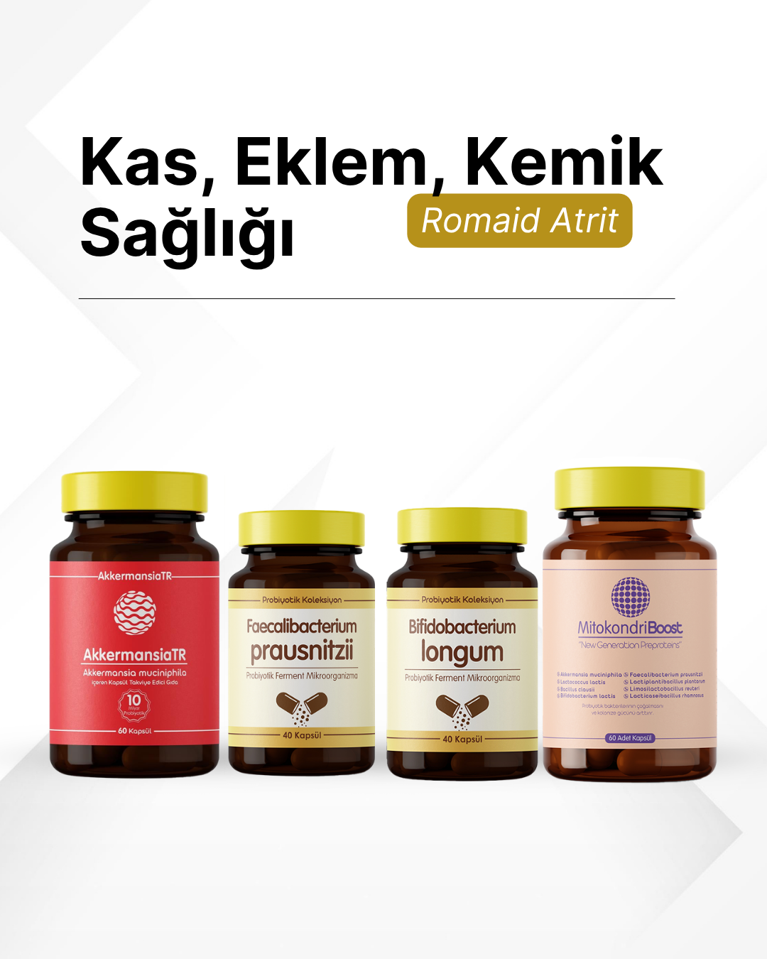 Kas,Eklem ve Kemik Sağlığı Probiyotik Seti