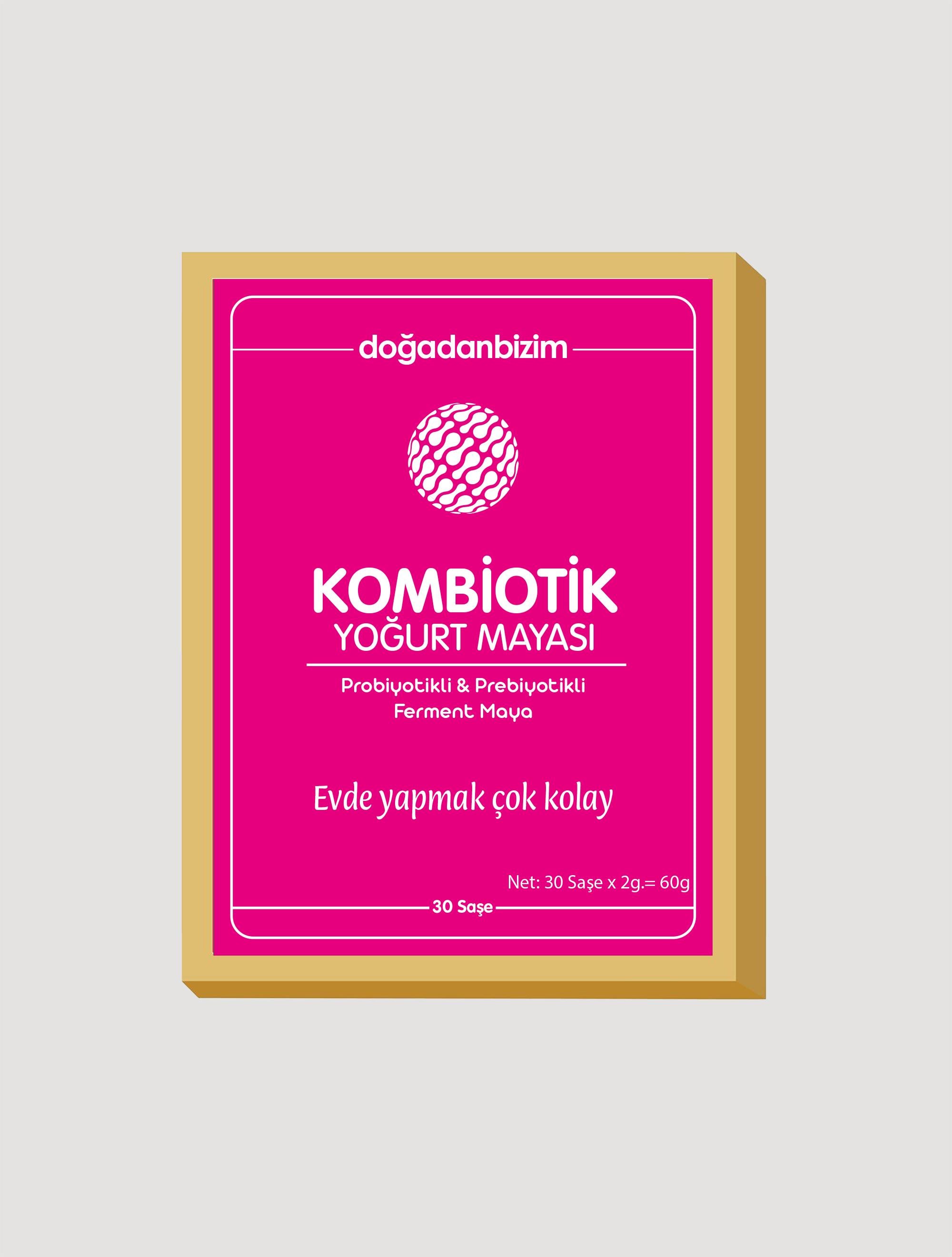 Kombiotik Probiyotikli & Prebiotikli Yogurt Mayasi (30 Saşe)