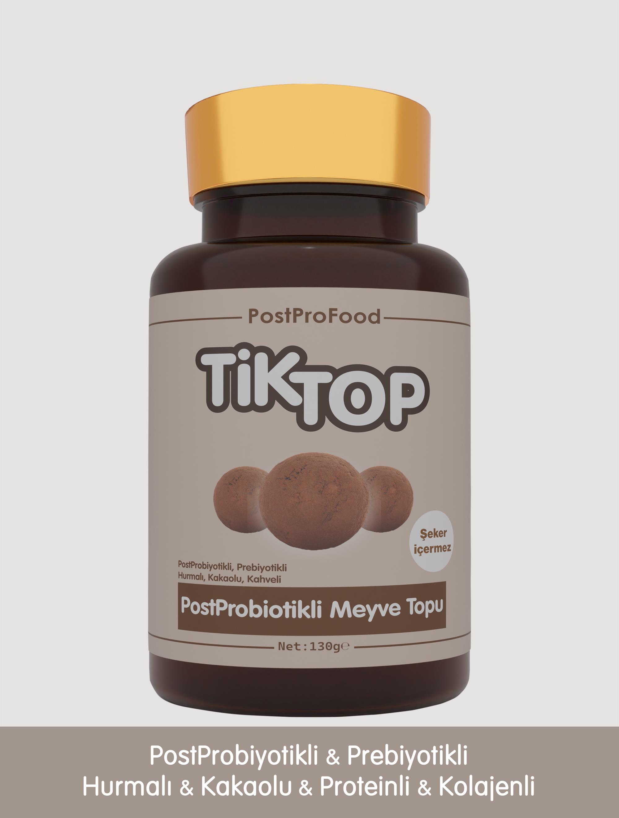 PostProbiotik Hurmalı Kakao Kaplamalı Kahveli Meyve Topu