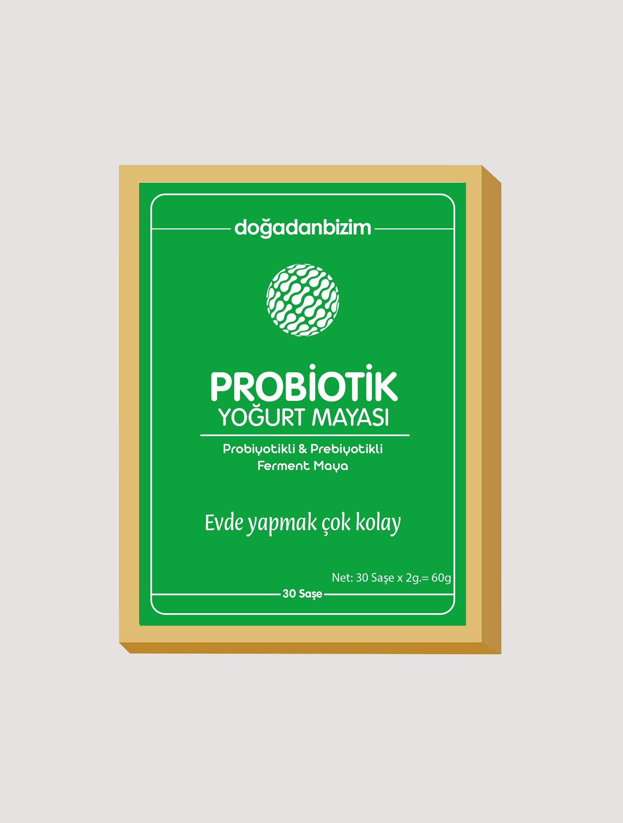 Probiotik Probiyotikli & Prebiyotikli Yoğurt Mayası (30 Saşe)