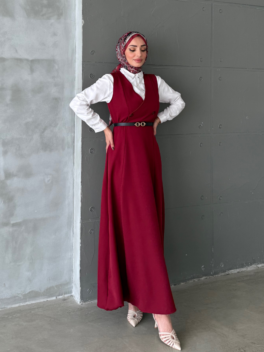 Hira Kemerli Jile Bordo