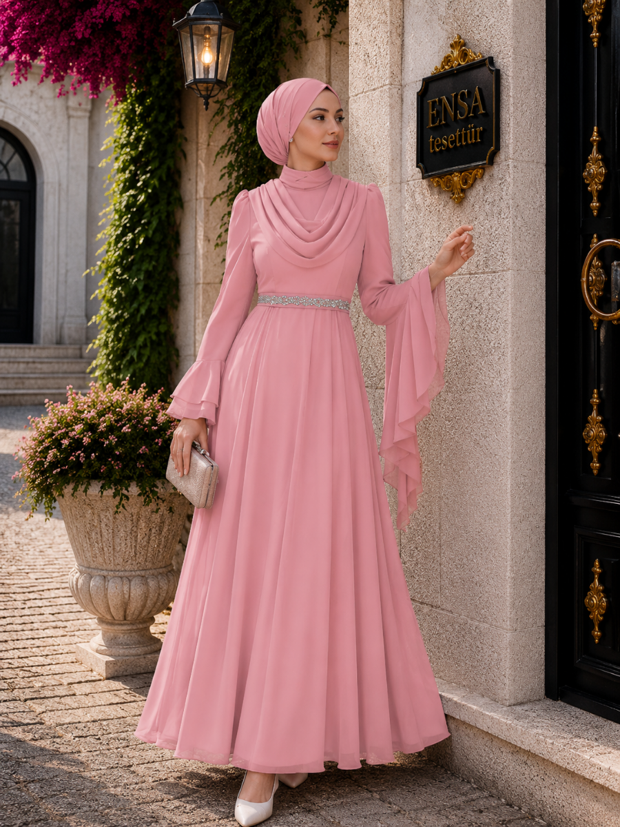 Prenses Abiye Pembe