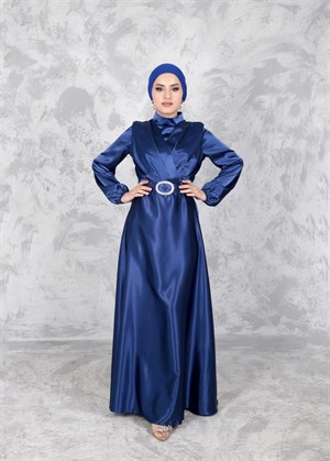 Özel Gün Abiye Elbise Mavi