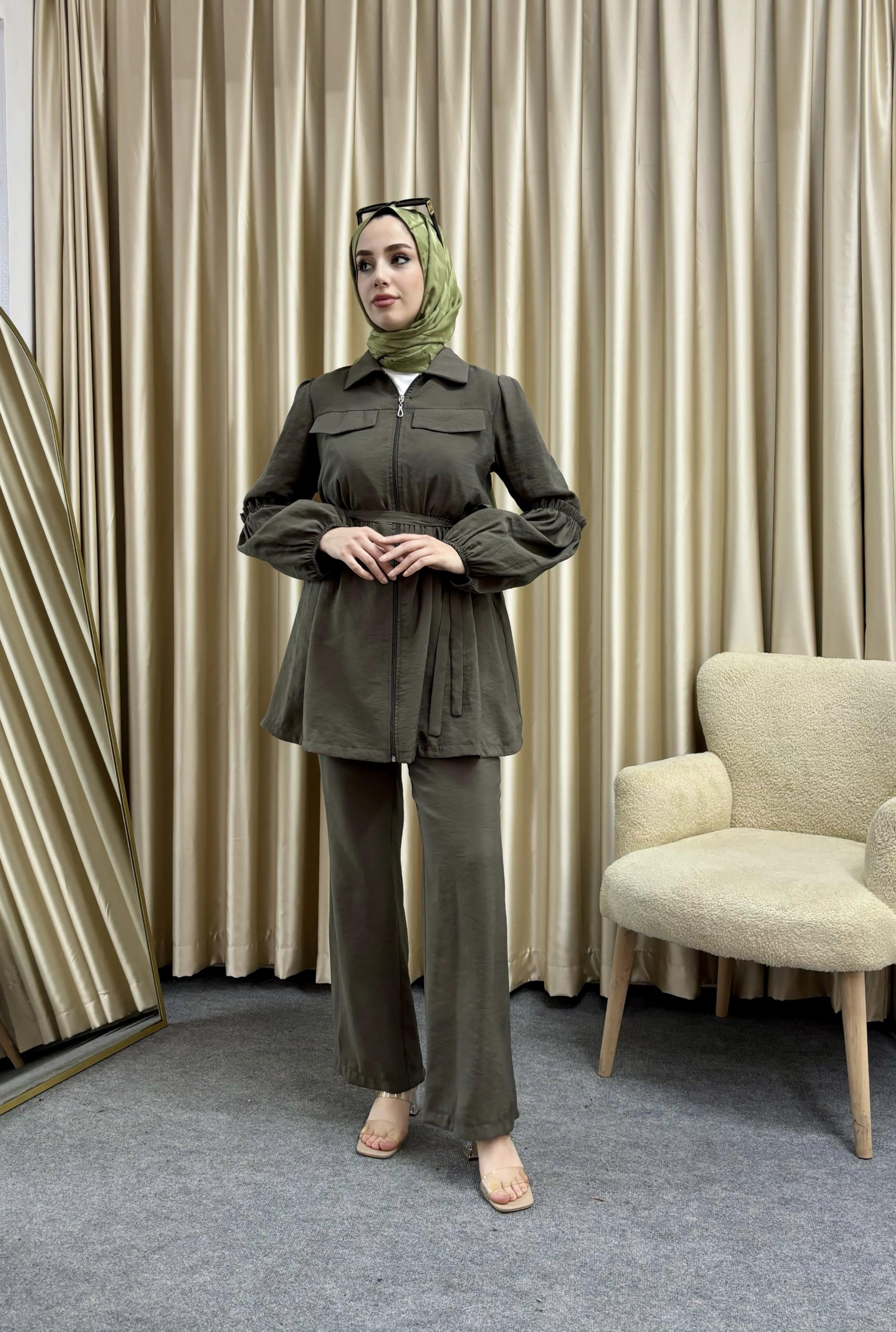 Esila Pantolon takım Haki