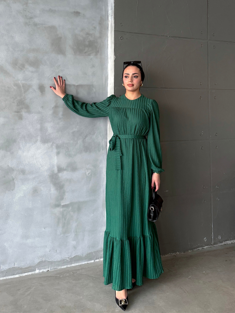 Işıl Elbise Zümrüt