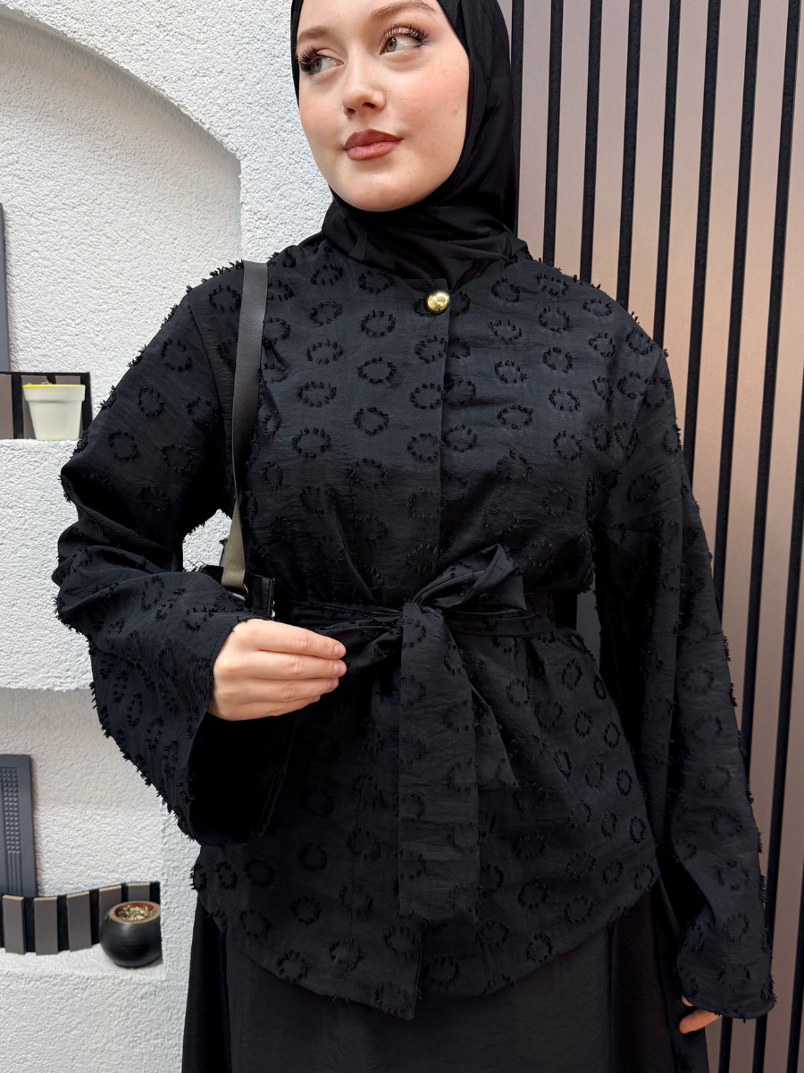 İzabel Takım Siyah