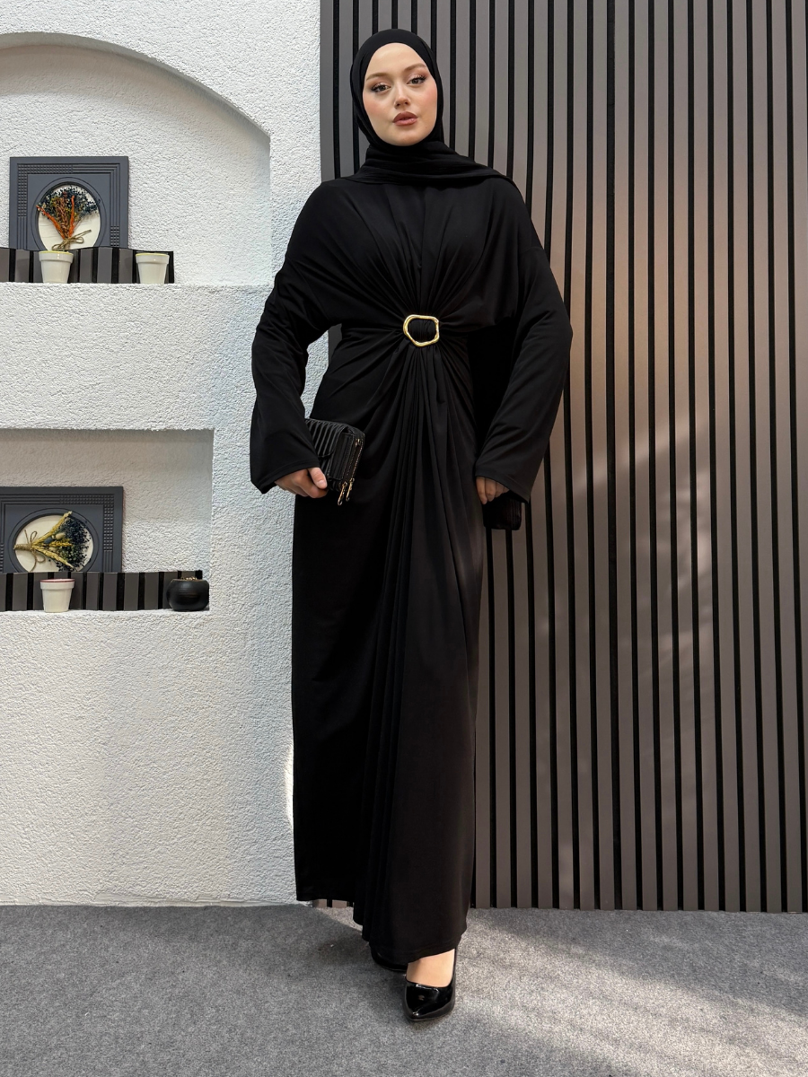 Ruby Sandy Elbise Siyah