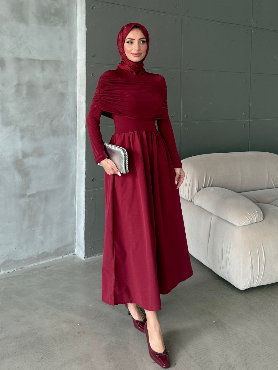 Selvi Elbise Bordo