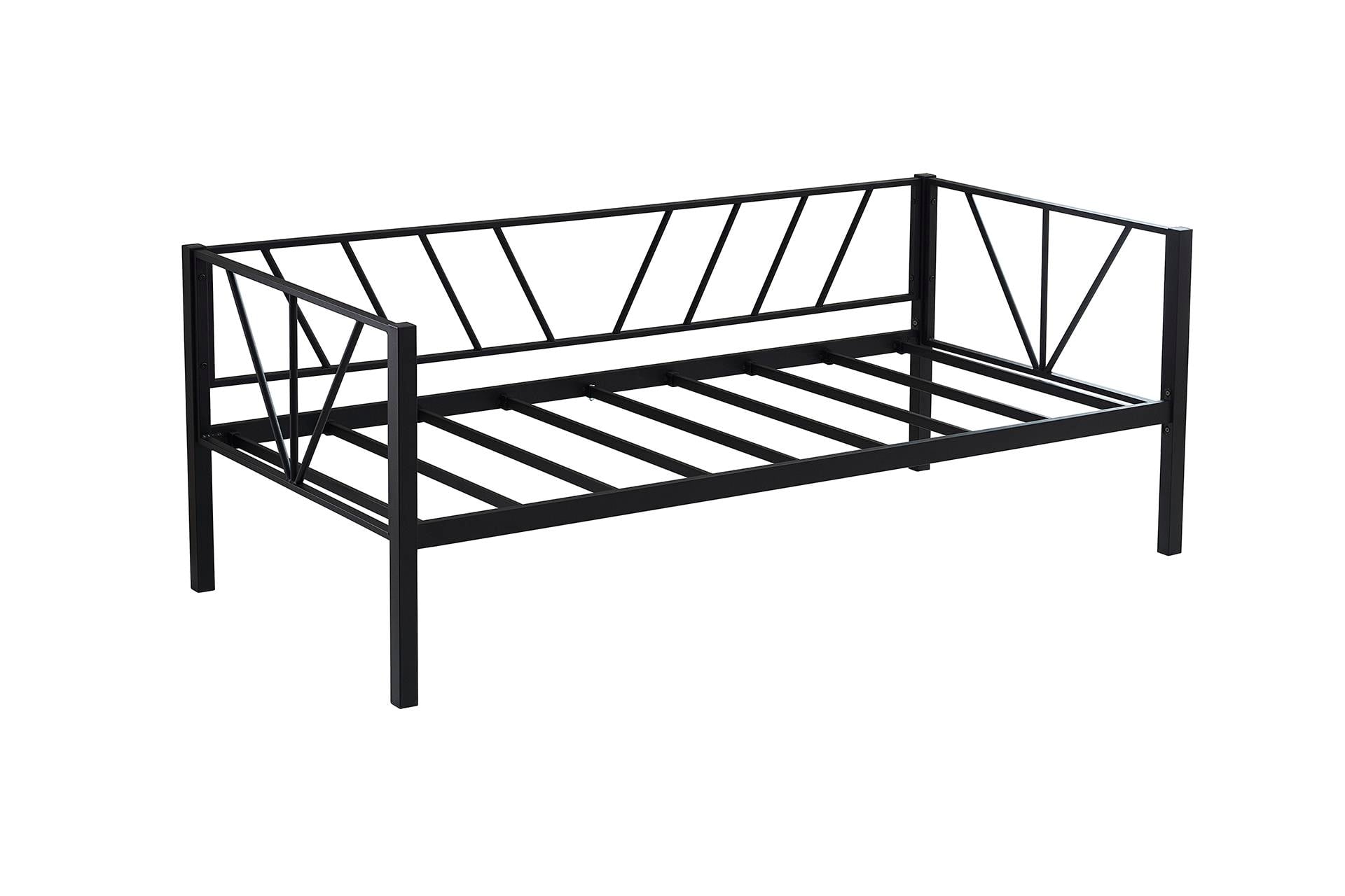 Unimet Alchera Daybed Tek Kişilik Siyah Metal Karyola