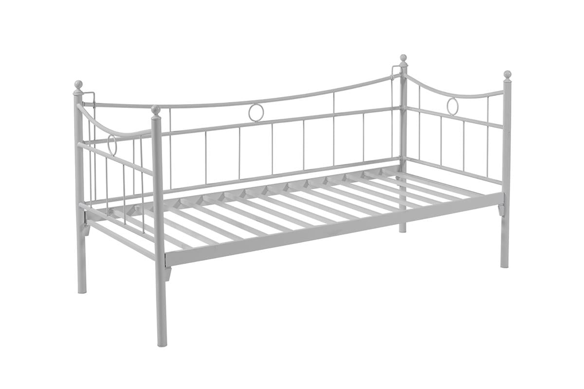 Unimet Daily Daybed Tek Kişilik Beyaz Metal Karyola