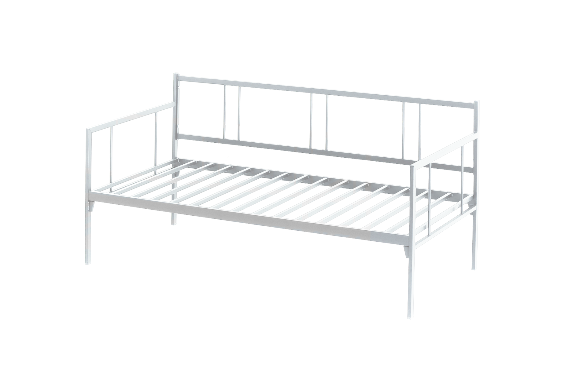 Unimet Forte Daybed Tek Kişilik Beyaz Metal Karyola