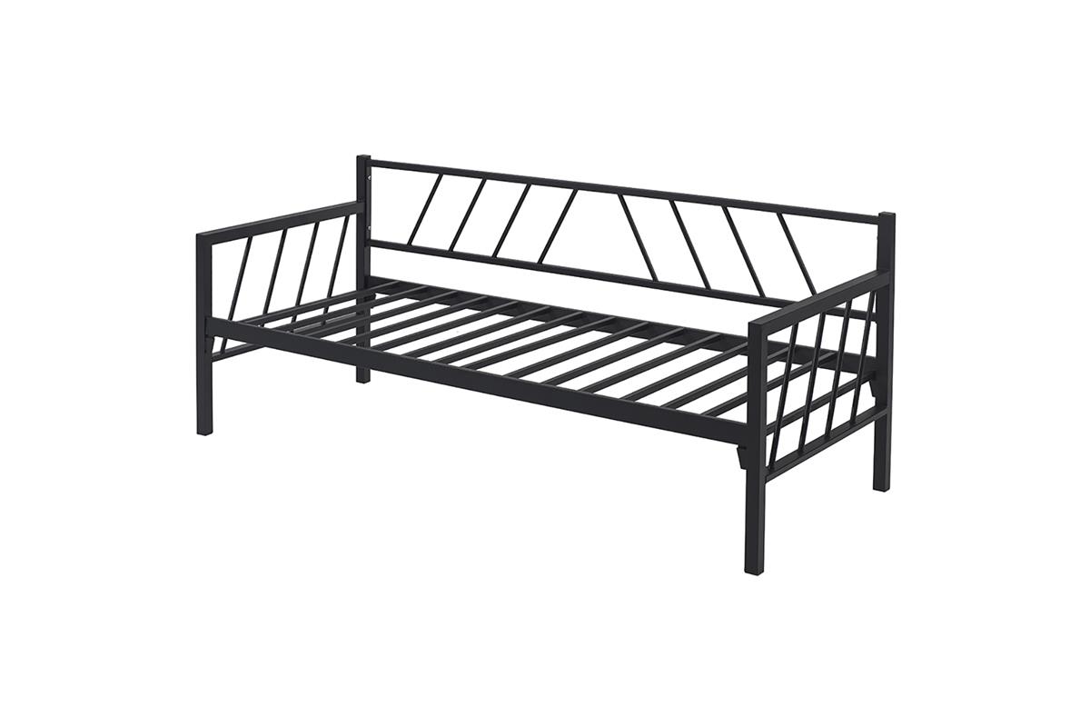 Unimet Glory Daybed Tek Kişilik Siyah Metal Karyola