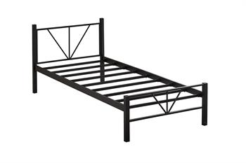 Unimet Alchera Tek Kişilik Siyah Metal Karyola