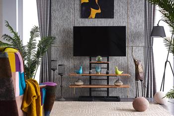 Unimet Meta Metal TV Ünitesi Siyah