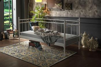 Unimet Alpas Daybed Tek Kişilik Beyaz Metal Karyola