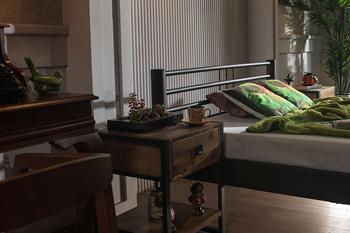 Unimet Asos Çift Kişilik Ferforje Siyah Metal Karyola