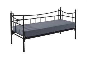 Unimet Daily Daybed Tek Kişilik Siyah Metal Karyola