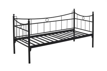 Unimet Daily Daybed Tek Kişilik Siyah Metal Karyola
