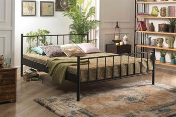 Unimet Falez Çift Kişilik Ferforje Siyah Metal Karyola