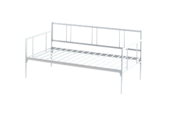 Unimet Forte Daybed Tek Kişilik Beyaz Metal Karyola