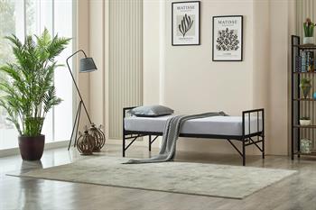 Unimet Forte Daybed Tek Kişilik Siyah Metal Karyola