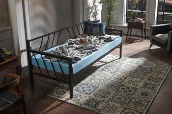Unimet Glory Daybed Tek Kişilik Siyah Metal Karyola