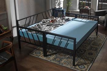 Unimet Glory Yavrulu Daybed-Yataklar Dahil-Çift Tek Kişilik Metal Karyola
