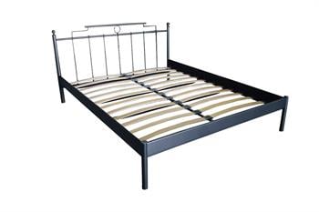 Unimet Hatkus-S Çift Kişilik Ferforje Siyah Metal Karyola