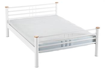 Unimet Kappis Çift Kişilik Ferforje Beyaz Metal Karyola