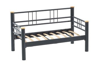 Unimet Kappis Dk Metal Sofa Sedir İkili Koltuk Siyah-Füme
