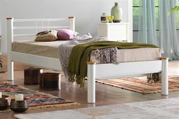 Unimet Kappis-S Tek Kişilik Ferforje Beyaz Metal Karyola