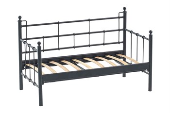 Unimet Lalas Dk Metal Sofa Sedir İkili Koltuk Siyah-Antrasit