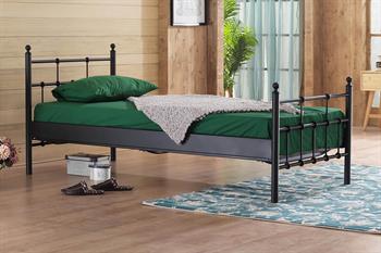 Unimet Lalas Tek Kişilik Ferforje Siyah Metal Karyola